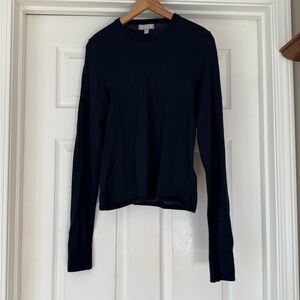 J. Crew Classic Navy Crew Neck Sweater